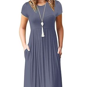 Short sleeve Maxi dress with sleeves